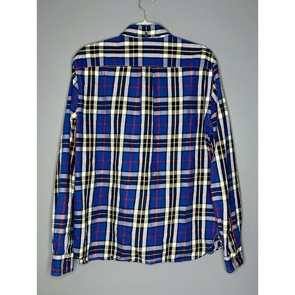 BROOKS BROTHERS "Red Fleece" Plaid Flannel Mens L Soft Thin Preppy Old Money EUC - Picture 3 of 12